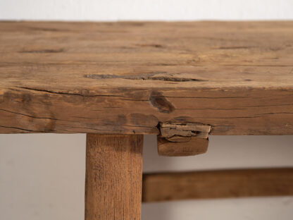 Ancienne table console en bois (c.1920) #6