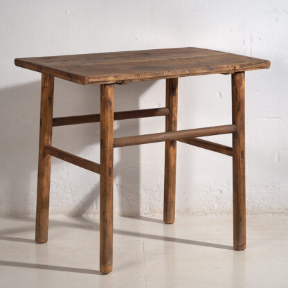 Ancienne table haute en bois (c.1920) #34