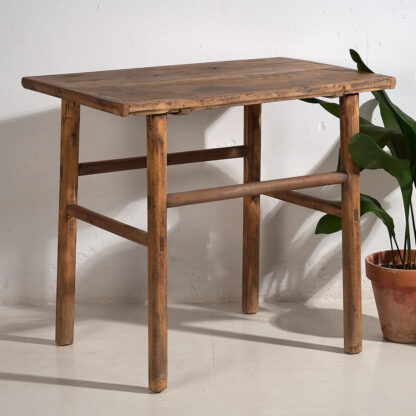 Ancienne table haute en bois (c.1920) #34