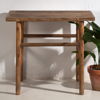 Ancienne table haute en bois (c.1920) #34