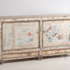 Aparador blanco antiguo con motivos florales (c.1900) #11