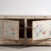 Aparador blanco antiguo con motivos florales (c.1900) #11