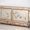 Aparador blanco antiguo con motivos florales (c.1900) #11