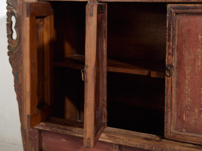 Antique red antique qing sideboard (c.1900) #12