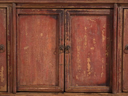 Antique red antique qing sideboard (c.1900) #12