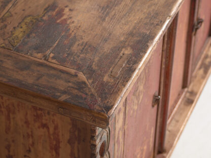 Antique red antique qing sideboard (c.1900) #12