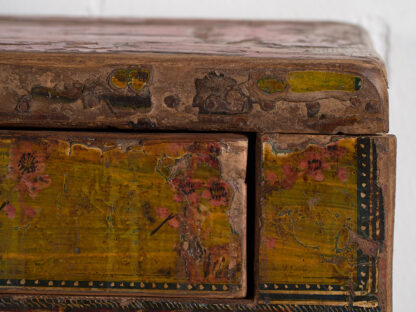 Antique red two-door cabinet (c.1900) #16