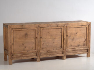 Antique Chinese sideboard with three doors (c.1900) #41