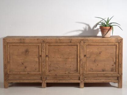 Antique Chinese sideboard with three doors (c.1900) #41