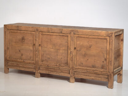 Antique Chinese sideboard with three doors (c.1900) #41