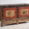 Antique red two door sideboard (c.1900) #50