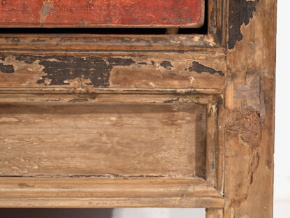 Antique red two door sideboard (c.1900) #50