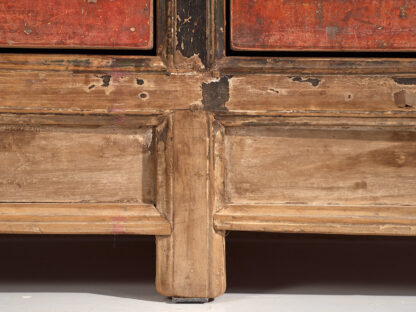 Antique red two door sideboard (c.1900) #50