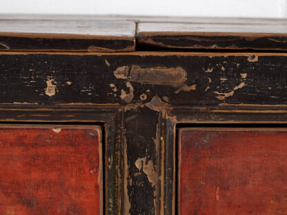 Antique red two door sideboard (c.1900) #50