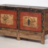 Antique red two door sideboard (c.1900) #50
