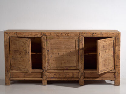 Ancien buffet en bois naturel (c.1900) #48