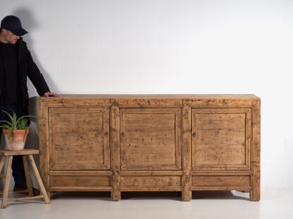 Ancien buffet en bois naturel (c.1900) #48