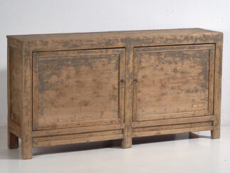 Antique sideboard cabinet with gray patina (c.1900) #78