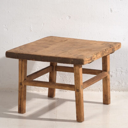 Mesa baja de madera antigua (c.1920) #8