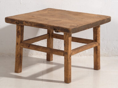 Mesa baja de madera antigua (c.1920) #8