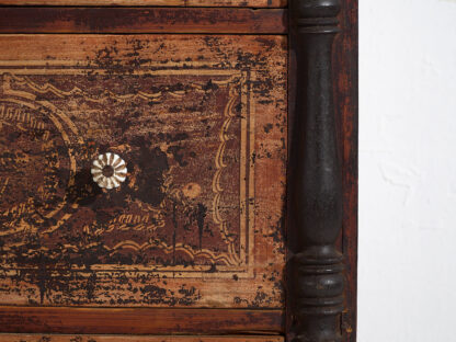 Large antique antique chest of drawers with dark patina (c.1940) #39 - Image 11