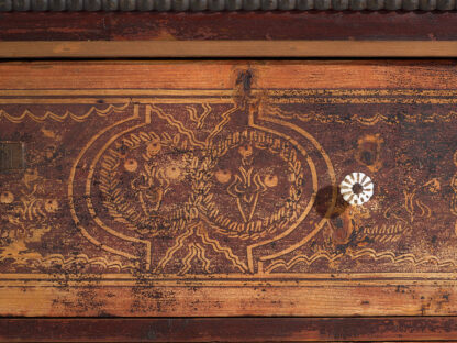 Large antique antique chest of drawers with dark patina (c.1940) #39 - Image 13