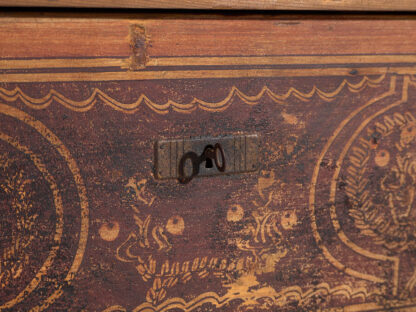 Large antique antique chest of drawers with dark patina (c.1940) #39