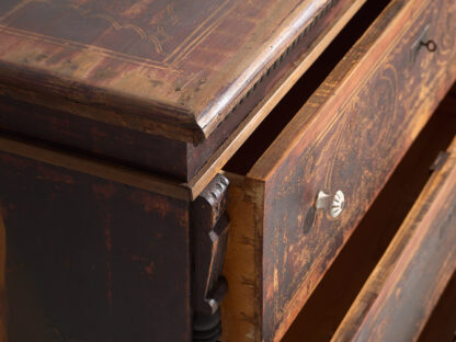 Large antique antique chest of drawers with dark patina (c.1940) #39 - Image 7