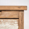 Antique white solid wood chest of drawers (c.1920) #1