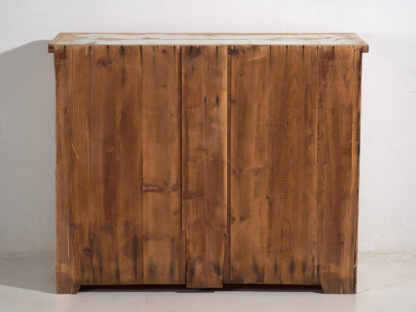 Cajonera blanca antigua de madera maciza (c.1920) #1