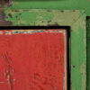 Escritorio industrial de color verde (c.1960) #52