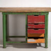 Escritorio industrial de color verde (c.1960) #52