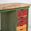 Escritorio industrial de color verde (c.1960) #52