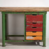Escritorio industrial de color verde (c.1960) #52