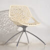 White chairs by Marcello Ziliani (c.2000). 6-piece set #1