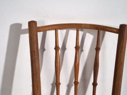 Antique Thonet chair with engraved seat (c.1920) #4