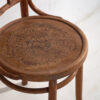 Sillas Thonet antiguas con asiento grabado (c.1920). Conjunto de 2 piezas #1