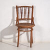 Antique Thonet chairs with engraved seat (c.1920). Set of 2 pieces #1