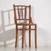 Antique Thonet chairs with engraved seat (c.1920). Set of two pieces #1 - Image 8