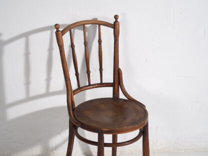 Antique bentwood Thonet chairs (c.1920). Set of 4 pieces #1 - Image 18