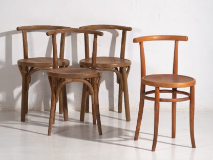 Conjunto de sillas Thonet antiguas (c.1920). Conjunto de 4 piezas #3