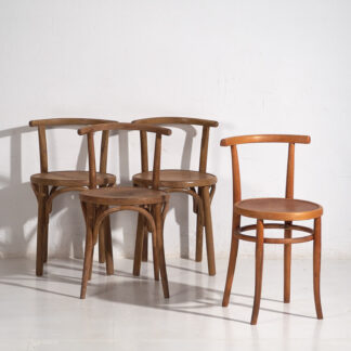 Ensemble de chaises Thonet anciennes (vers 1920). Ensemble de 4 pièces #3