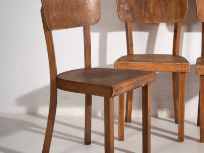 Set of vintage Thonet chairs (c.1950). Set of 4 pieces #6