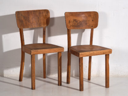 Set of vintage Thonet chairs (c.1950). Set of 4 pieces #6