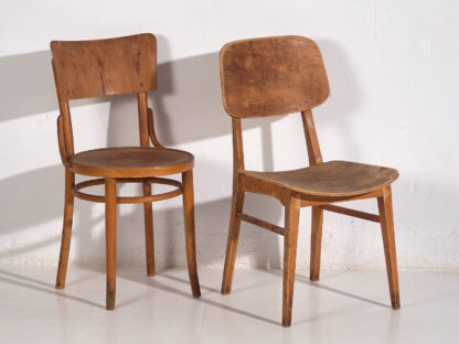 Vintage Thonet chairs (c.1950). Set of 4 pieces #7