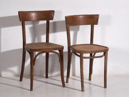 Vintage bentwood dining chairs (c.1950). 6-piece set #1