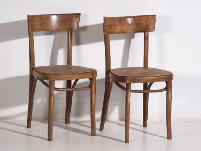 Vintage bentwood dining chairs (c.1950). 6-piece set #1