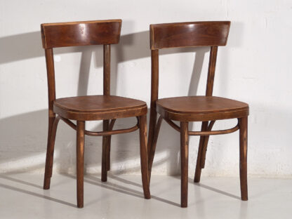 Vintage bentwood chairs (c.1950). 6-piece set #2