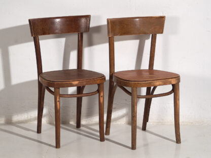 Vintage bentwood chairs (c.1950). 6-piece set #2