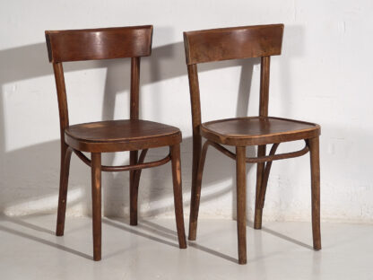 Vintage bentwood chairs (c.1950). 6-piece set #2